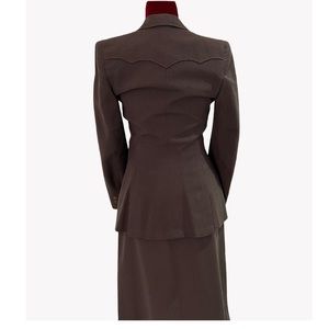 1950s vintage cowgirl western pinup skirt suit set